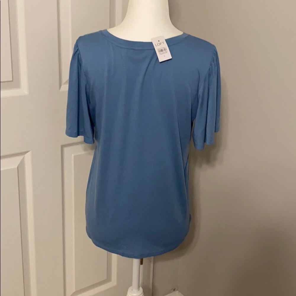 NWT Loft Blue Top - Picture 2 of 3